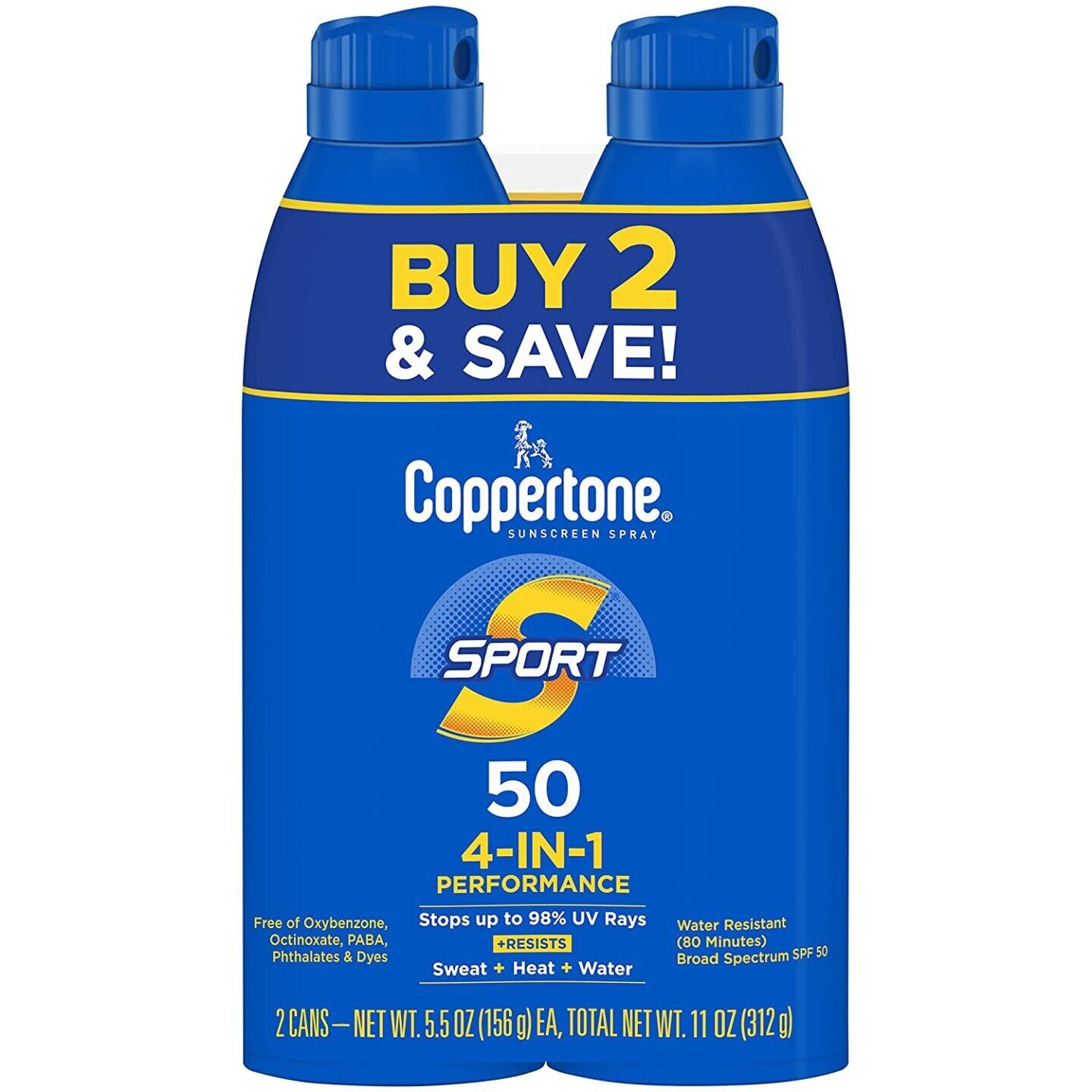 Coppertone SPORT Sustainable Sunscreen Spray